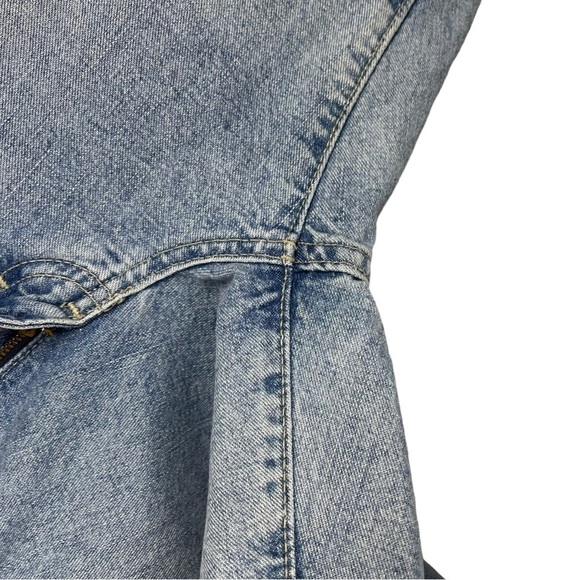 TOMMY HILFIGER Y2K VINTAGE LIGHT WASH FADED COTTON DENIM BLUE BOOTCUT JEANS - Picture 11 of 15